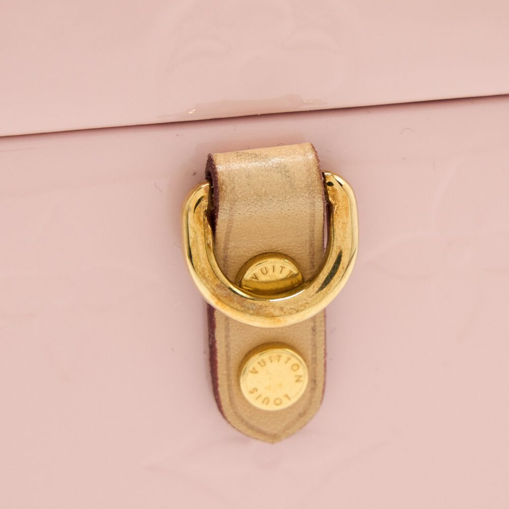 AAA Replica Louis Vuitton LV BLEECKER BOX BAG VERNIS PINK GHW