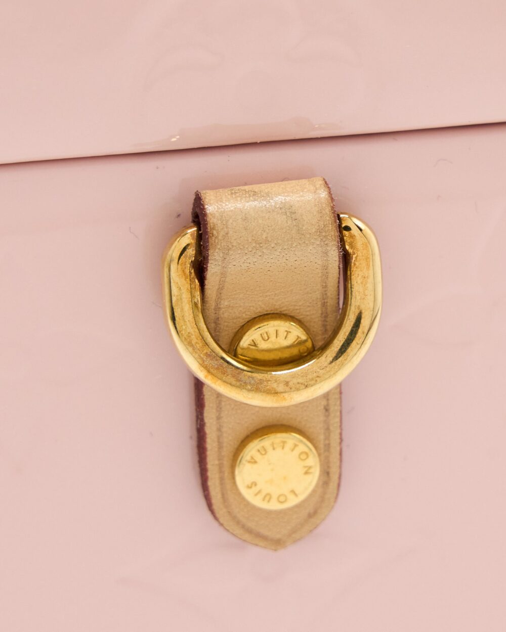 AAA Replica Louis Vuitton LV BLEECKER BOX BAG VERNIS PINK GHW
