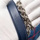 AAA Replica Louis Vuitton LV MALLETAHE GO-14 MM BAG DENIM/LEATHER BLUE/RED SHW
