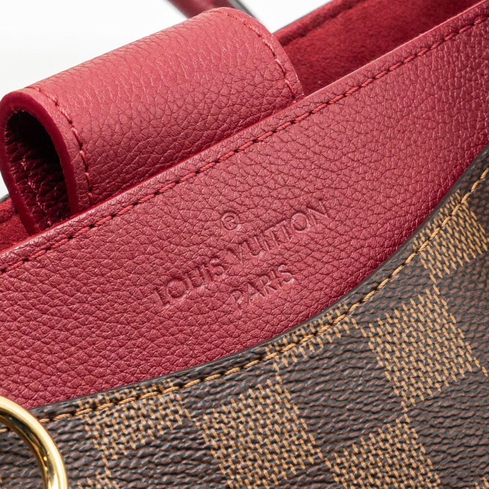 AAA Replica Louis Vuitton LV TOP HANDLE CROSSBODY BAG DAMIER EBENE GHW