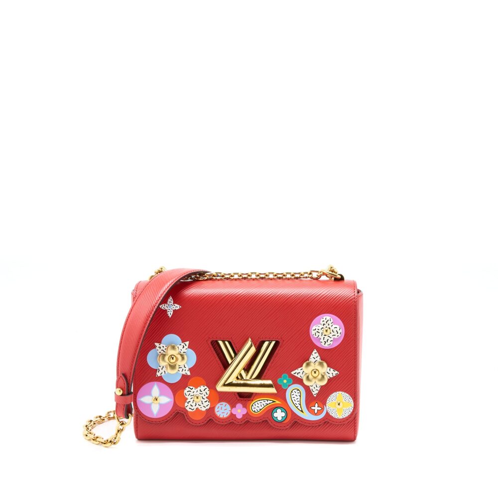 AAA Replica Louis Vuitton LV TWIST MM EPI RED GHW