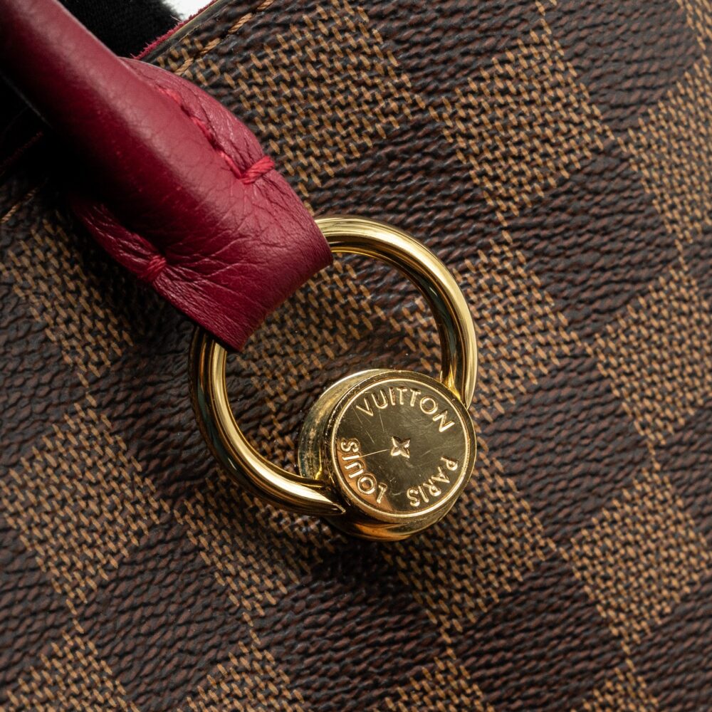 AAA Replica Louis Vuitton LV TOP HANDLE CROSSBODY BAG DAMIER EBENE GHW