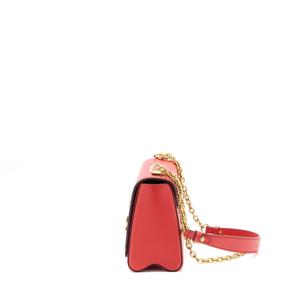 AAA Replica Louis Vuitton LV TWIST MM EPI RED GHW