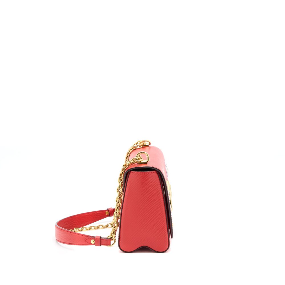 AAA Replica Louis Vuitton LV TWIST MM EPI RED GHW