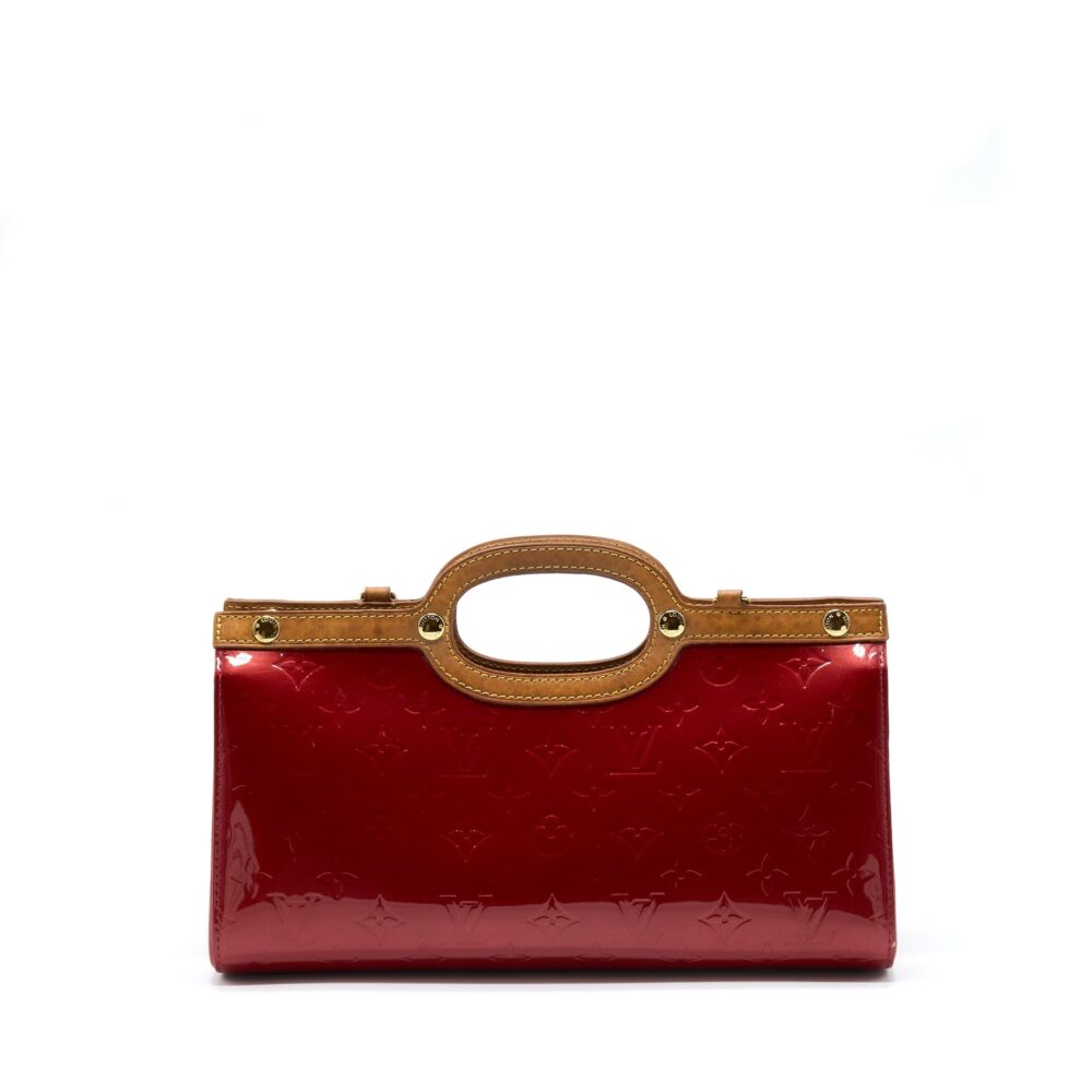 AAA Replica Louis Vuitton LV ROXBURY DRIVE MONOGRAM VERNIS RED GHW