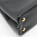 AAA Replica Louis Vuitton LV CAPUCINES MM CALFSKIN BLACK GHW