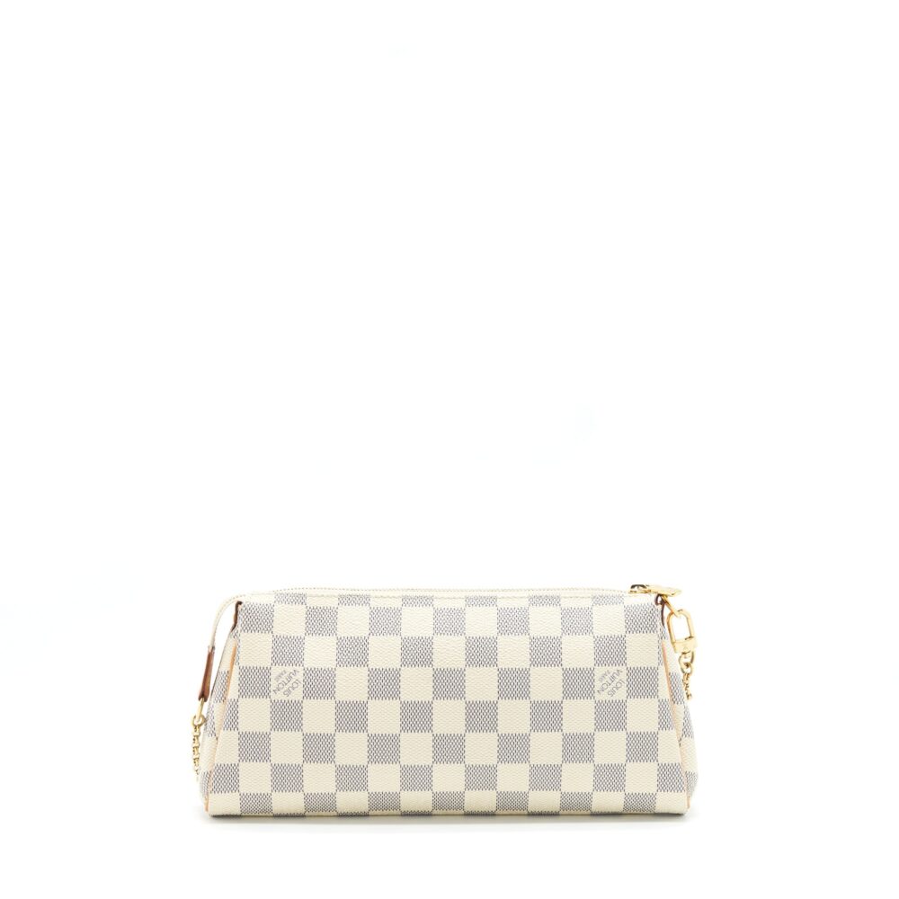 AAA Replica Louis Vuitton LV EVA CROSSBODY BAG DAMIER AZUR GHW