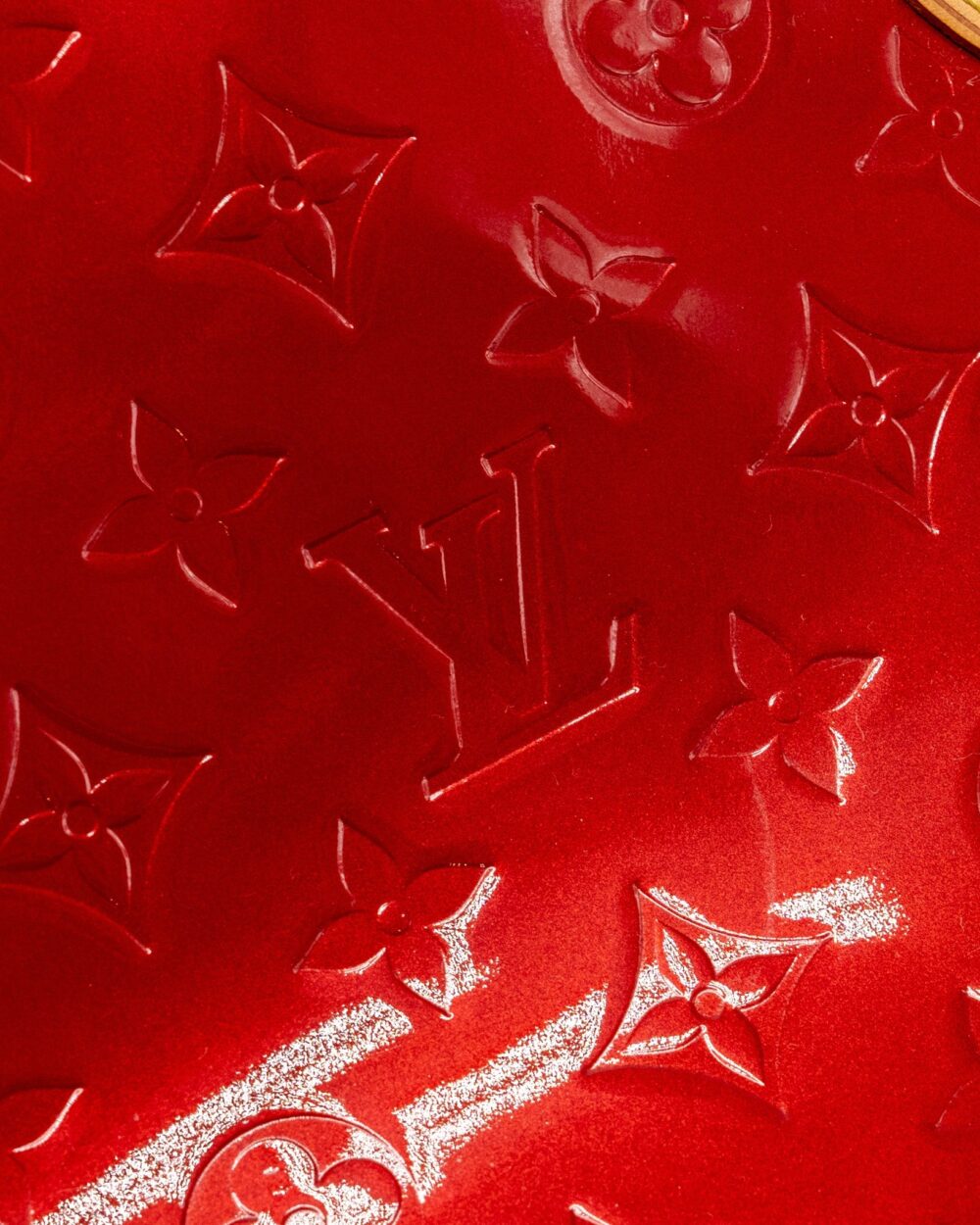 AAA Replica Louis Vuitton LV ZIP TOTE BAG PATENT RED GHW