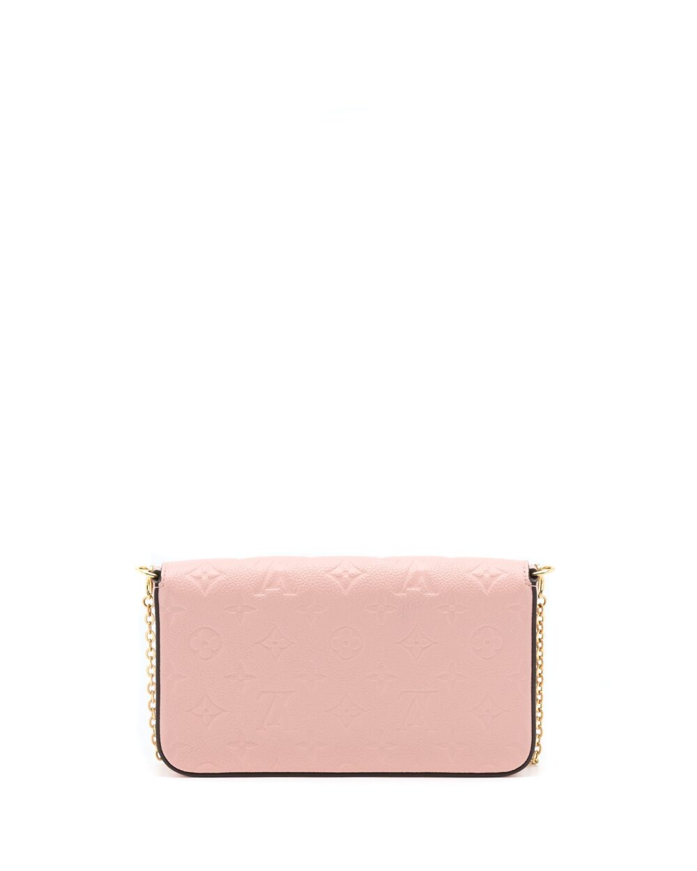 AAA Replica Louis Vuitton LV FELICIA POCHETTE MONOGRAM EMPREINTE ROSE POUNDER GHW