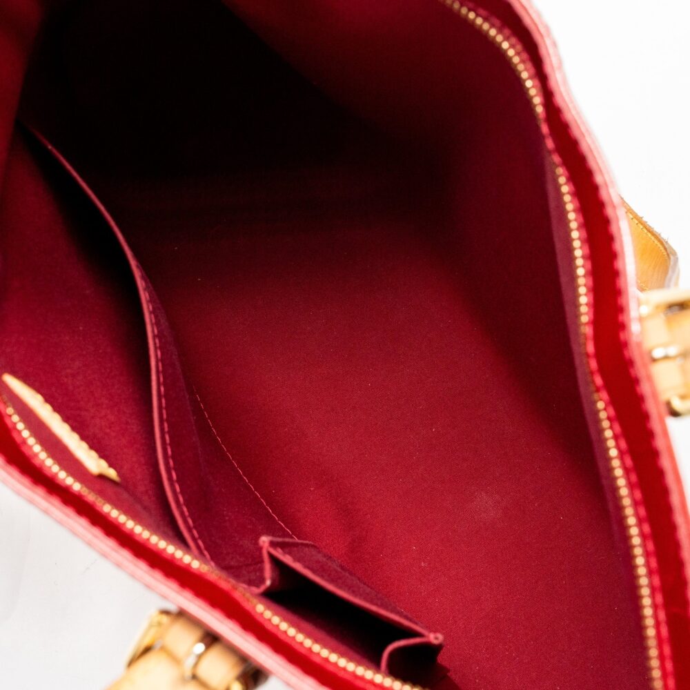 AAA Replica Louis Vuitton LV ZIP TOTE BAG PATENT RED GHW