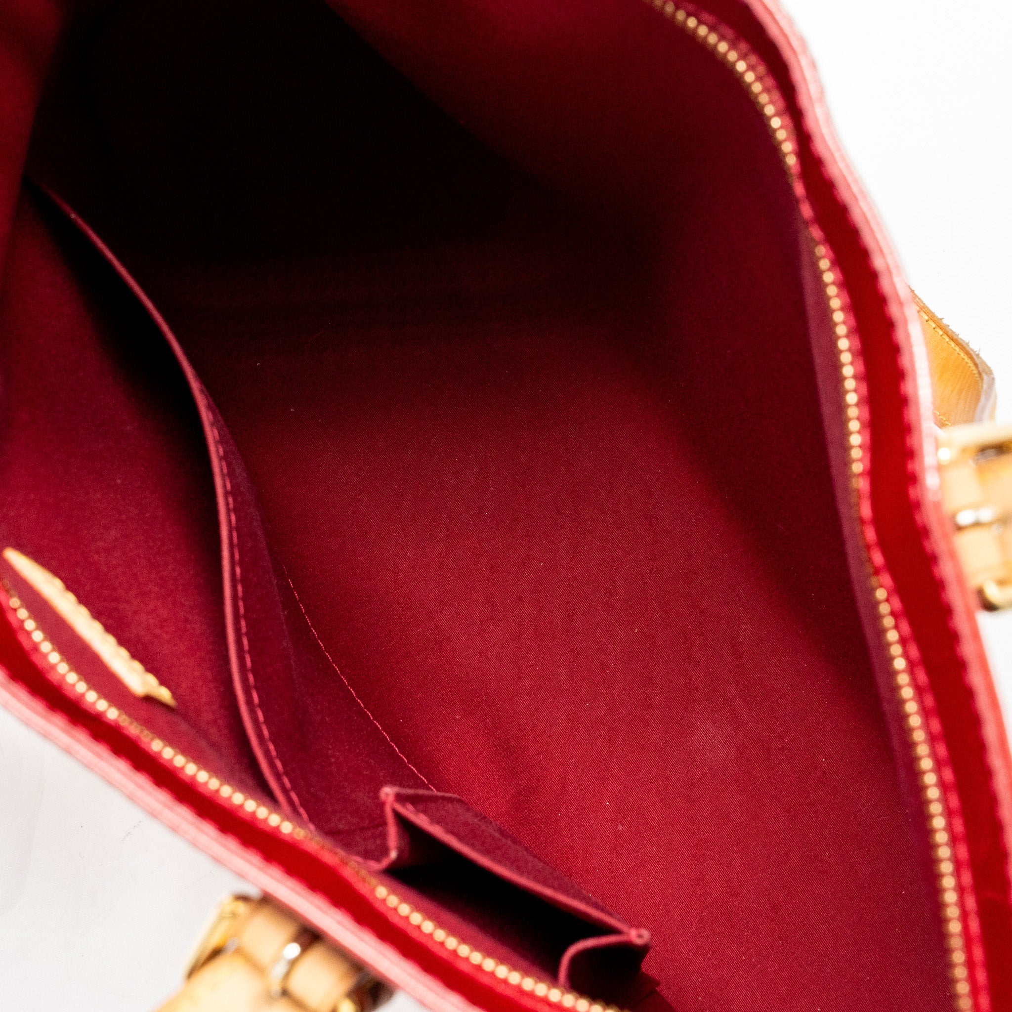 AAA Replica Louis Vuitton LV ZIP TOTE BAG PATENT RED GHW