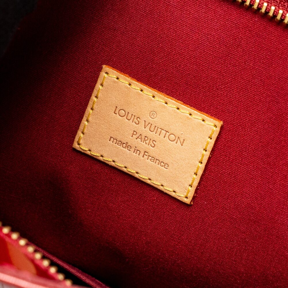 AAA Replica Louis Vuitton LV ZIP TOTE BAG PATENT RED GHW