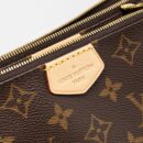 AAA Replica Louis Vuitton LV MULTI POCHETTE MONOGRAM CANVAS KHAKI STRAP GHW