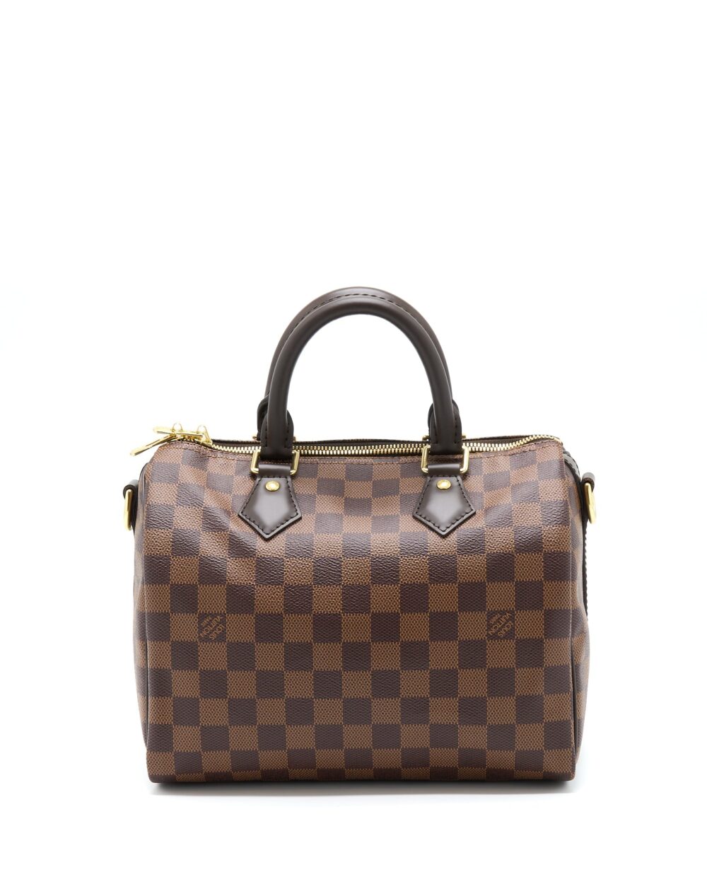 AAA Replica Louis Vuitton LV SPEEDY 25 DAMIER EBENE GHW