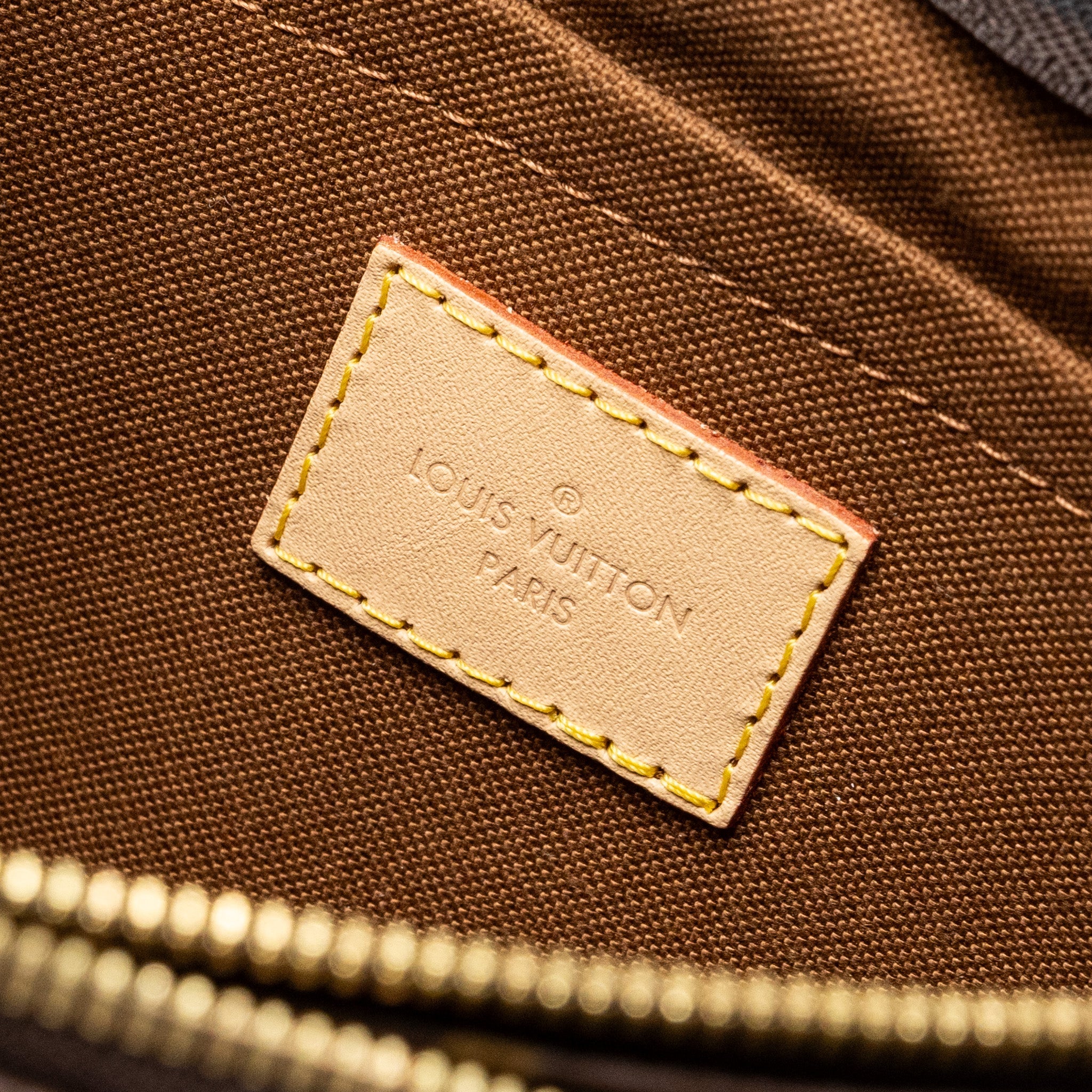AAA Replica Louis Vuitton LV MULTI POCHETTE MONOGRAM CANVAS KHAKI STRAP GHW