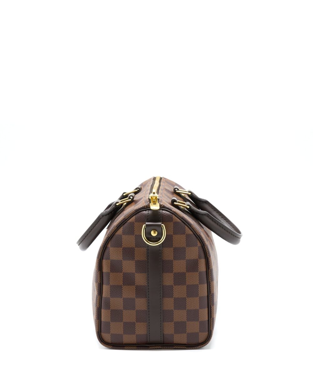 AAA Replica Louis Vuitton LV SPEEDY 25 DAMIER EBENE GHW