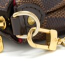 AAA Replica Louis Vuitton LV EVA CLUTCH DAMIER EBENE GHW