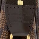 AAA Replica Louis Vuitton LV EVA CLUTCH DAMIER EBENE GHW