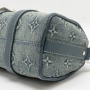 AAA Replica Louis Vuitton LV KEEPALL BANDOULIERE 25 WASHED DENIM CANVAS BLUE SHW