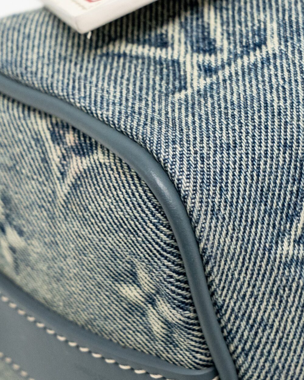 AAA Replica Louis Vuitton LV KEEPALL BANDOULIERE 25 WASHED DENIM CANVAS BLUE SHW