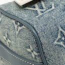AAA Replica Louis Vuitton LV KEEPALL BANDOULIERE 25 WASHED DENIM CANVAS BLUE SHW