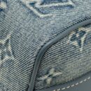 AAA Replica Louis Vuitton LV KEEPALL BANDOULIERE 25 WASHED DENIM CANVAS BLUE SHW