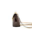 AAA Replica Louis Vuitton LV CLAPTON BACKPACK DAMIER EBENE LEATHER BROWN