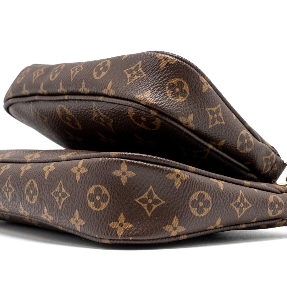 AAA Replica Louis Vuitton LV MULTI POCHETTE MONOGRAM CANVAS ROSE CLAIR GHW