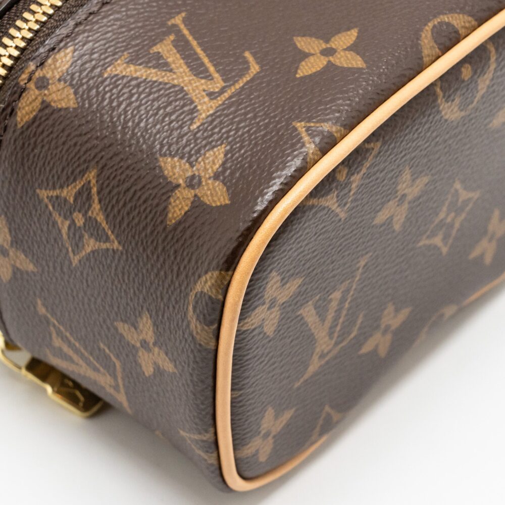 AAA Replica Louis Vuitton LV NICE NANO MONOGRAM CANVAS GHW