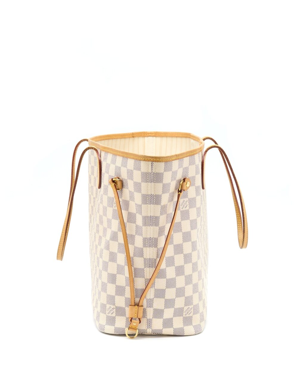 AAA Replica Louis Vuitton LV NEVERFULL MM DAMIER AZUR GHW