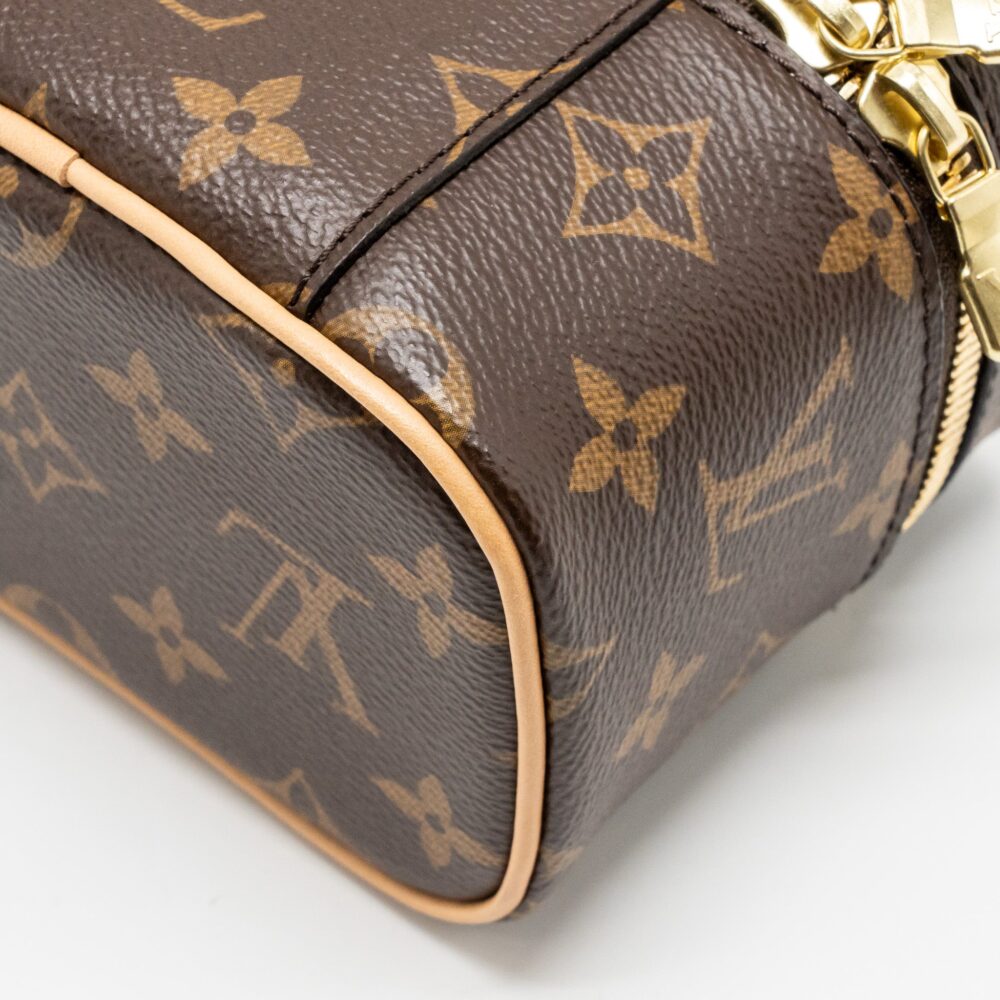 AAA Replica Louis Vuitton LV NICE NANO MONOGRAM CANVAS GHW