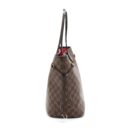 AAA Replica Louis Vuitton LV NEVERFULL MM DAMIER EBENE CHERRY GHW