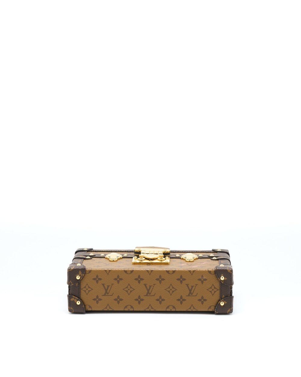 AAA Replica Louis Vuitton LV PETITE MALLE MONOGRAM REVERSE CANVAS GHW
