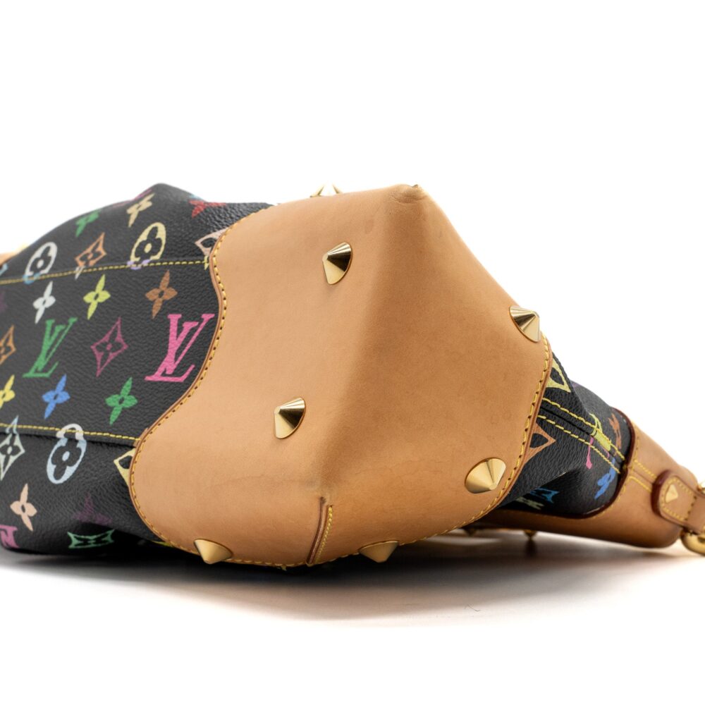 AAA Replica Louis Vuitton LV JUDY MM MULTICOLOR MONOGRAM BLACK GHW