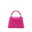 AAA Replica Louis Vuitton LV CAPUCINES BB CALFSKIN PINK/BRIGHT ORANGE GHW
