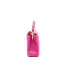 AAA Replica Louis Vuitton LV CAPUCINES BB CALFSKIN PINK/BRIGHT ORANGE GHW