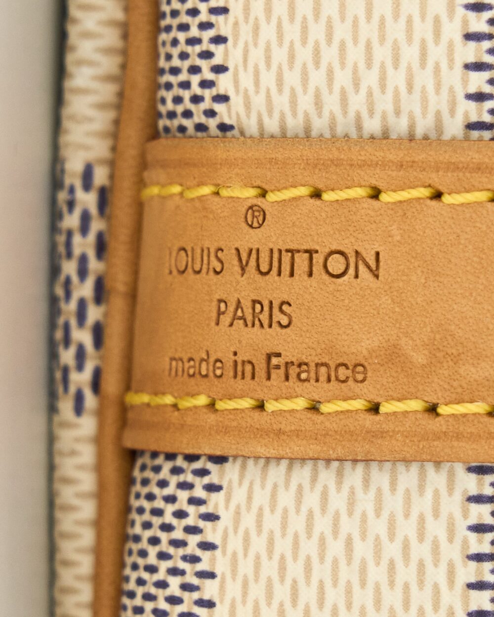 AAA Replica Louis Vuitton LV SPEEDY BANDOULIERE 30 DAMIER AZUR GHW
