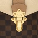 AAA Replica Louis Vuitton LV CLAPTON BACKPACK DAMIER EBENE LEATHER BROWN