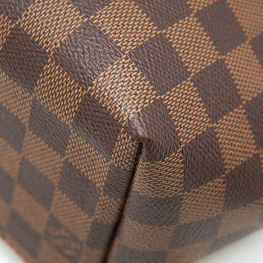 AAA Replica Louis Vuitton LV CLAPTON BACKPACK DAMIER EBENE LEATHER BROWN