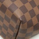 AAA Replica Louis Vuitton LV CLAPTON BACKPACK DAMIER EBENE LEATHER BROWN