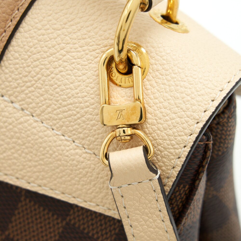 AAA Replica Louis Vuitton LV CLAPTON BACKPACK DAMIER EBENE LEATHER BROWN