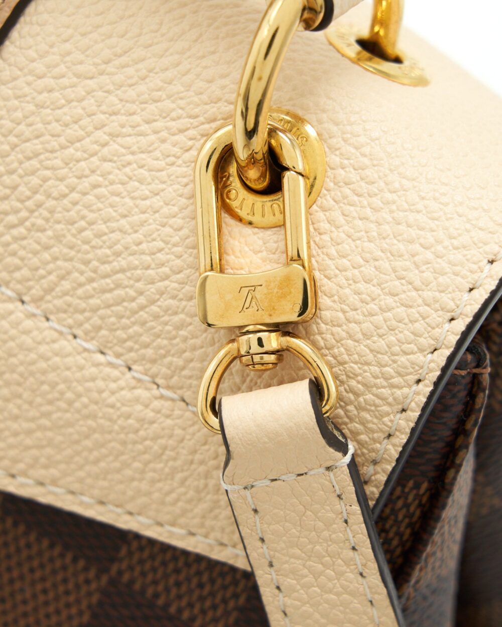 AAA Replica Louis Vuitton LV CLAPTON BACKPACK DAMIER EBENE LEATHER BROWN