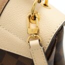 AAA Replica Louis Vuitton LV CLAPTON BACKPACK DAMIER EBENE LEATHER BROWN