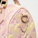 AAA Replica Louis Vuitton LV NANO SPEEDY MONOGRAM EMPREINTE PINK/MULTICOLOUR GHW (NEW VERSION)