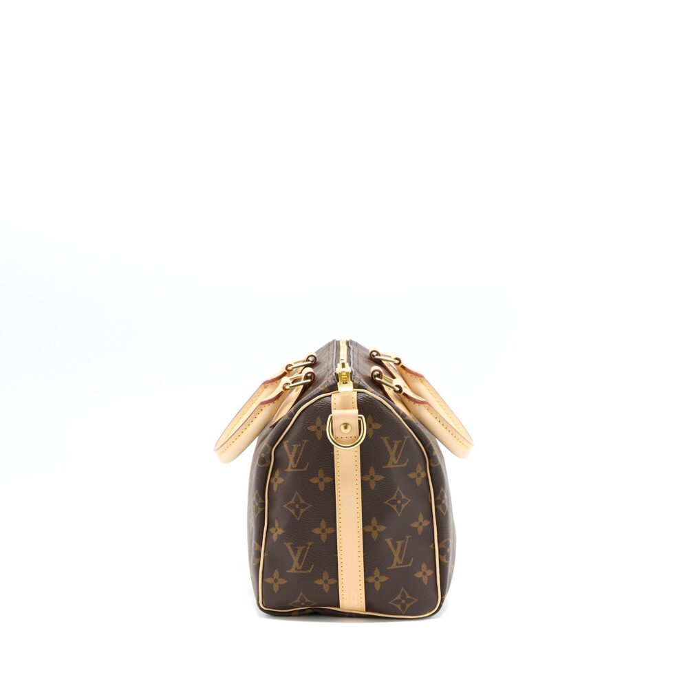 AAA Replica Louis Vuitton LV SPEEDY BANDOULIERE 25 MONOGRAM CANVAS GHW