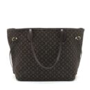 AAA Replica Louis Vuitton LV NEVERFULL MM MONOGRAM FABRIC DARK BROWN GHW