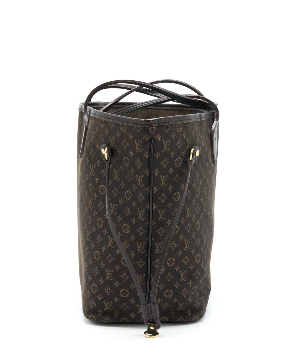 AAA Replica Louis Vuitton LV NEVERFULL MM MONOGRAM FABRIC DARK BROWN GHW