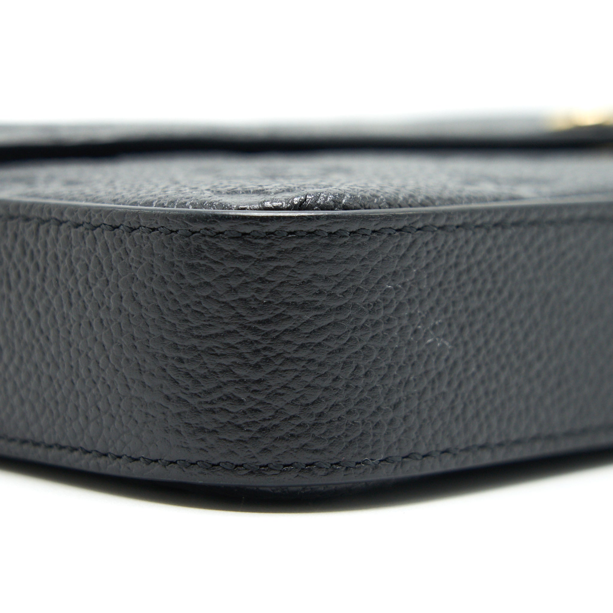 AAA Replica Louis Vuitton LV FELICIE POCHETTE MONOGRAM EMPREINTE LEATHER BLACK