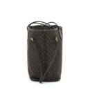 AAA Replica Louis Vuitton LV NEVERFULL MM MONOGRAM FABRIC DARK BROWN GHW