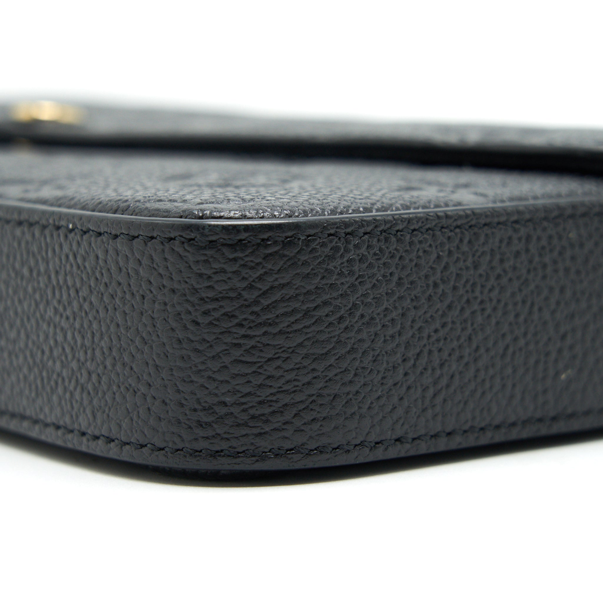 AAA Replica Louis Vuitton LV FELICIE POCHETTE MONOGRAM EMPREINTE LEATHER BLACK